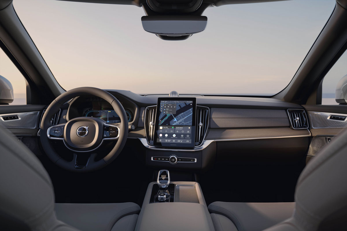 Nội thất Volvo XC90 Ultra 2026 với ghế da cao cấp màu be