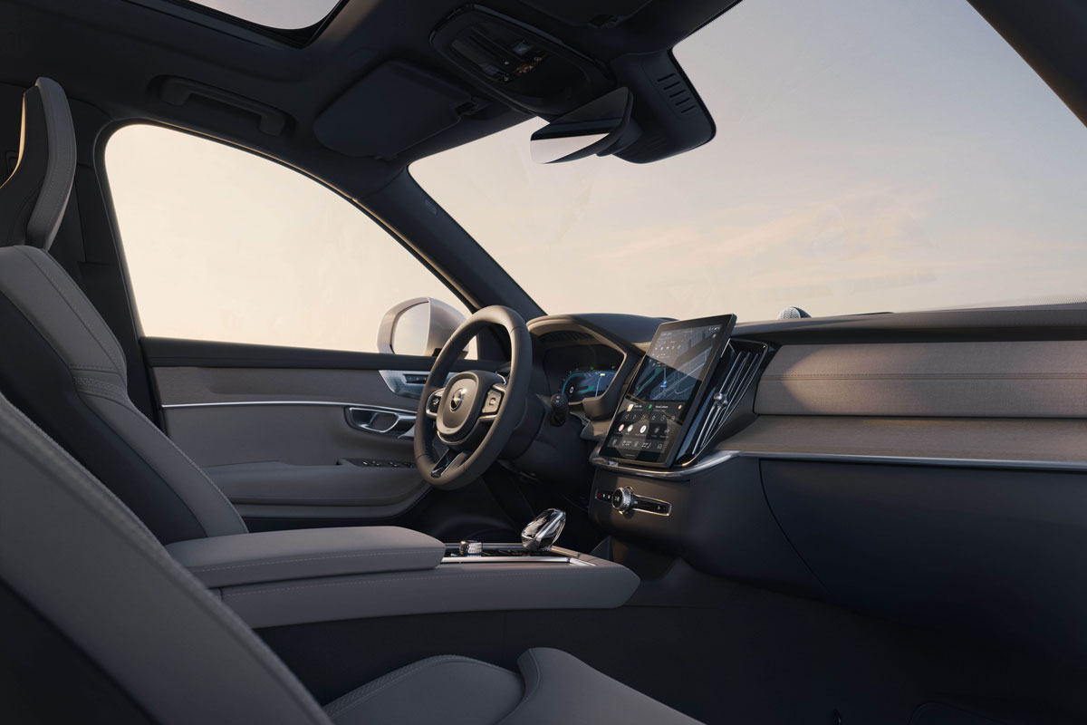 Nội thất Volvo XC90 Ultra 2026 với ghế da cao cấp màu be